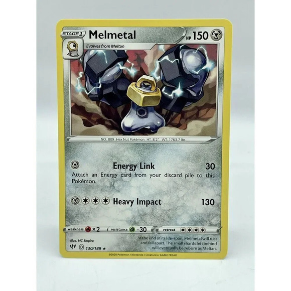 Melmetal‎ 130/189 Darkness Ablaze Pokemon TCG Mint Unplayed - Picture 1 of 6